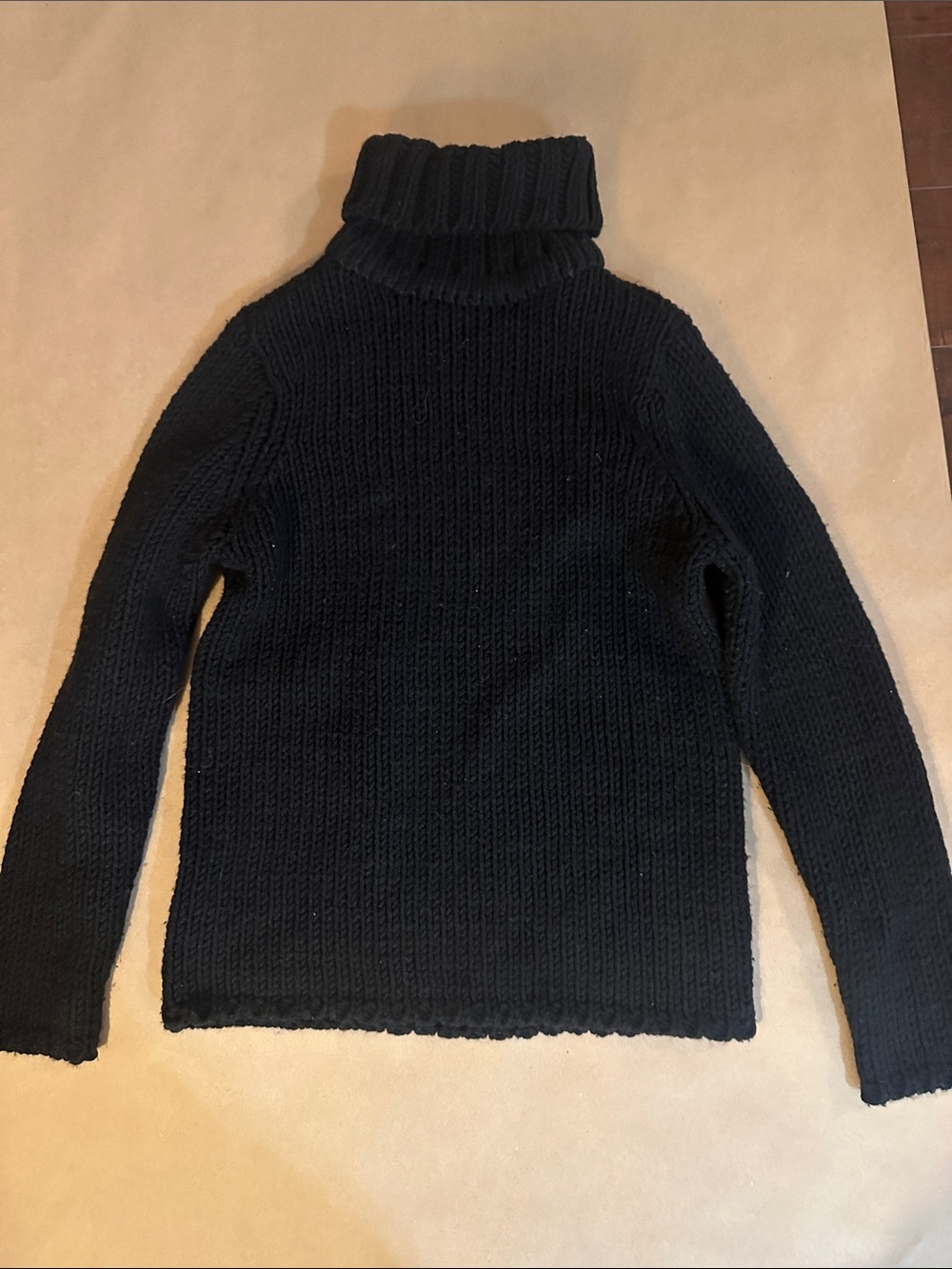 1990’s Vintage GAP Black Ribbed Turtleneck Sweater